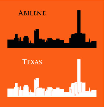 Abilene, Texas ( city silhouette ) 