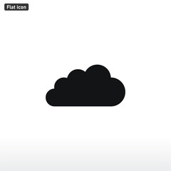 Cloud icon vector . Weather sign