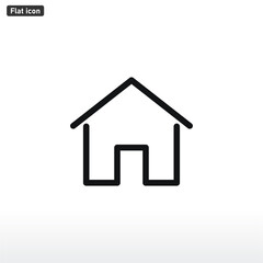 Home icon vector . House sign