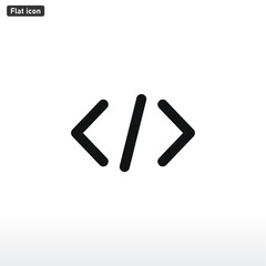 Coding icon vector . development sign