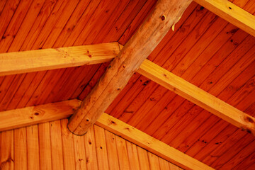TEXTURA DE TECHO INTERIOR CAOBA MADERA