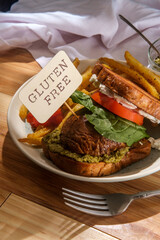 Portobello Mushroom Sandwich Fries