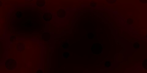 Dark red vector background with random forms.