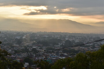 atardecer puebla