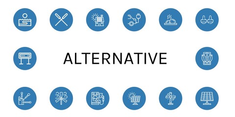 alternative simple icons set