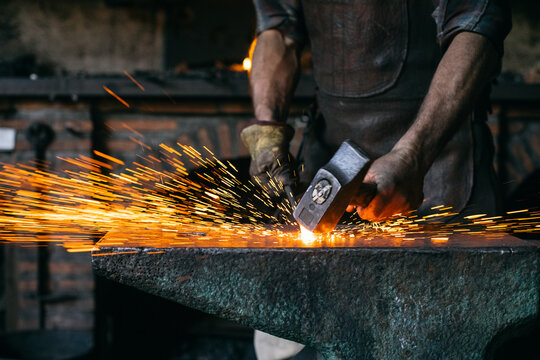Crop blacksmith casting iron