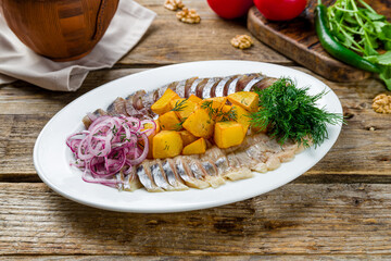 Herring with potatoes