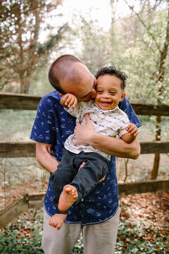 Dad with Adopted Son Who has Special Needs