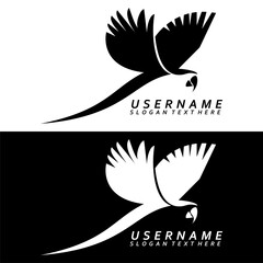 parrot birds logo design icon vector © THE LASTMINI