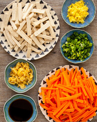 Tofu z marchewką i imbirem