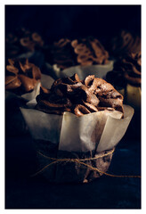 chocolate cake with nuts