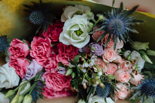 A Close Up Shot of A Beautiful Bouquet