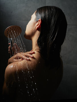 Woman in shower