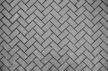 Paving slabs, clinker paving stones one of types of paving slabs laying, black and white colorless background