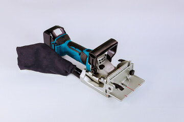Lithium-Ion Cordless Plate Joiner, Tool Only works in the workshop using sipes and a special milling machine
