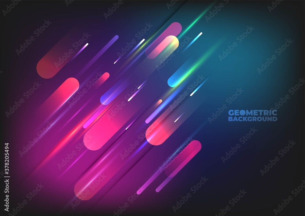 Aufkleber technology background color vector for web and design