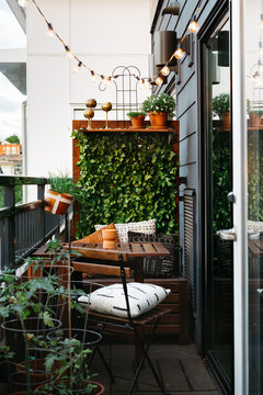 Small apartment balcony