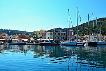 Greece,island Paxos-view of the waterfront Gaios