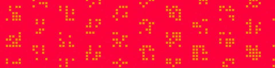 Abstract Color Halftone Dots generative art background illustration