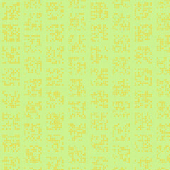 Abstract Color Halftone Dots generative art background illustration