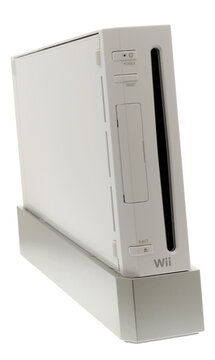 London, England - October 07, 2007: Nintendo Wii Video Game Console, First released in 2006