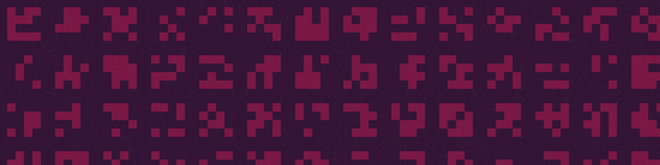 Abstract Color Halftone Dots generative art background illustration