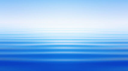 Abstract Motion Blurred Blue Seascape Background - 378212476
