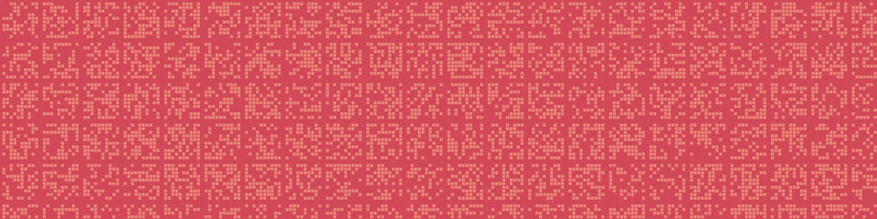 Abstract Color Halftone Dots generative art background illustration