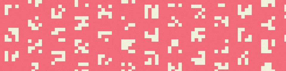 Abstract Color Halftone Dots generative art background illustration