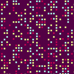 Abstract Color Halftone Dots generative art background illustration