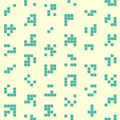 Abstract Color Halftone Dots generative art background illustration