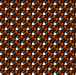 Houndstooth seamless pattern. Vintage textile texture. Classic fashion. crowbars images pattern.