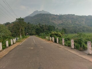 Kava mountain road,Palakkad, Kerala, India.  - obrazy, fototapety, plakaty