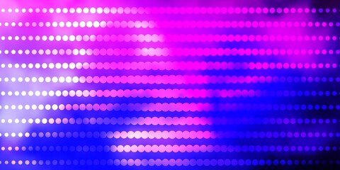 Naklejka premium Light Pink, Blue vector backdrop with circles. Modern abstract illustration with colorful circle shapes. Pattern for business ads.