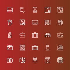 Editable 25 case icons for web and mobile