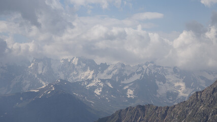 Fototapeta premium The exciting landscape of the Elbrus surroundings