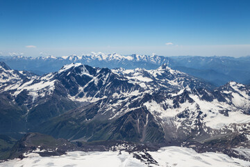 The exciting landscape of the Elbrus surroundings