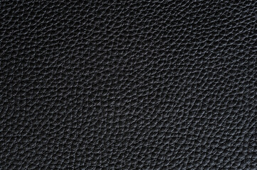 Abstract background of seamless black leather texture