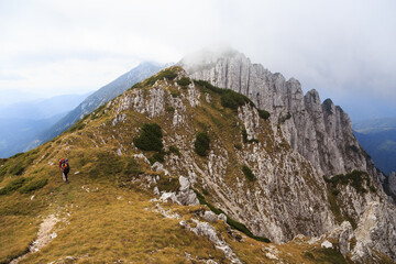 Exciting landscape it the Romanian Carpatians mountains