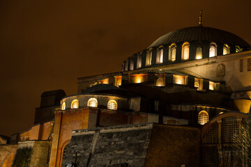 Fototapeta premium View of the Sultan Ahmed Mosque
