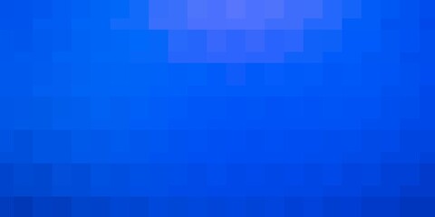 Light BLUE vector backdrop with rectangles. Colorful illustration with gradient rectangles and squares. Design for your business promotion.