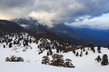 View of the Tahtali surroundings. Turkey, The Lycian Way