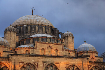 View of the Valide Sultan Mosque (New Mosque)