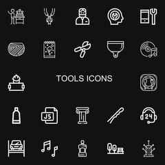 Editable 22 tools icons for web and mobile
