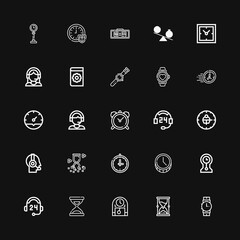 Editable 25 24 icons for web and mobile