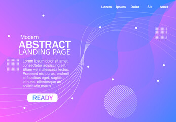 abstract background with circles and wave liquid colors for landing page and web page home