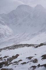 snowy mountain landscape