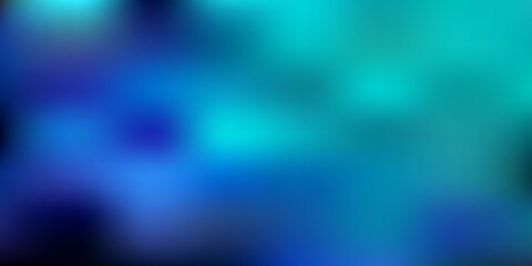 Dark blue vector abstract blur layout.