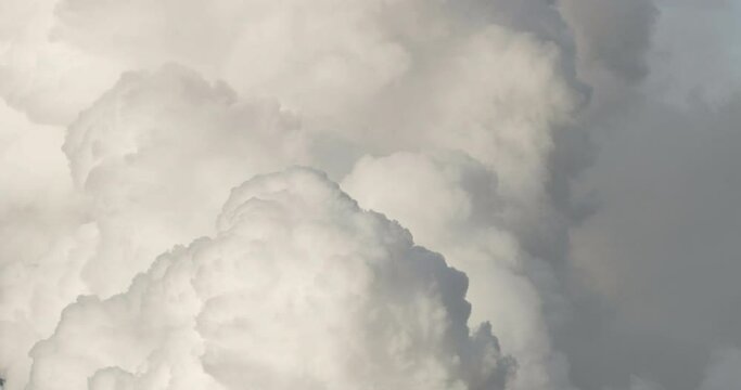 Steam rising from lava flow, slow motion