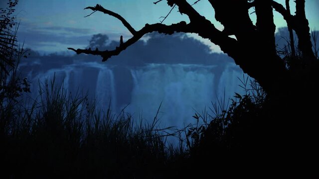 Soft focus, Victoria Falls in Zambia